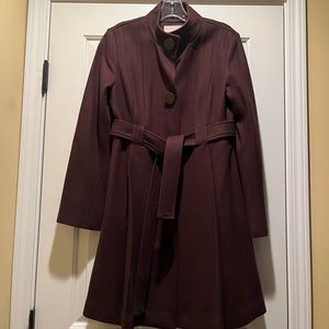 Michael Kors brown wool coat